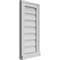 Ekena Millwork Vertical Surface Mount PVC Gable Vent w/ 2"W x 2"H , Brickmould Sill Frame, 12"W x 24"H GVPVE12X2403SN - alternate 4